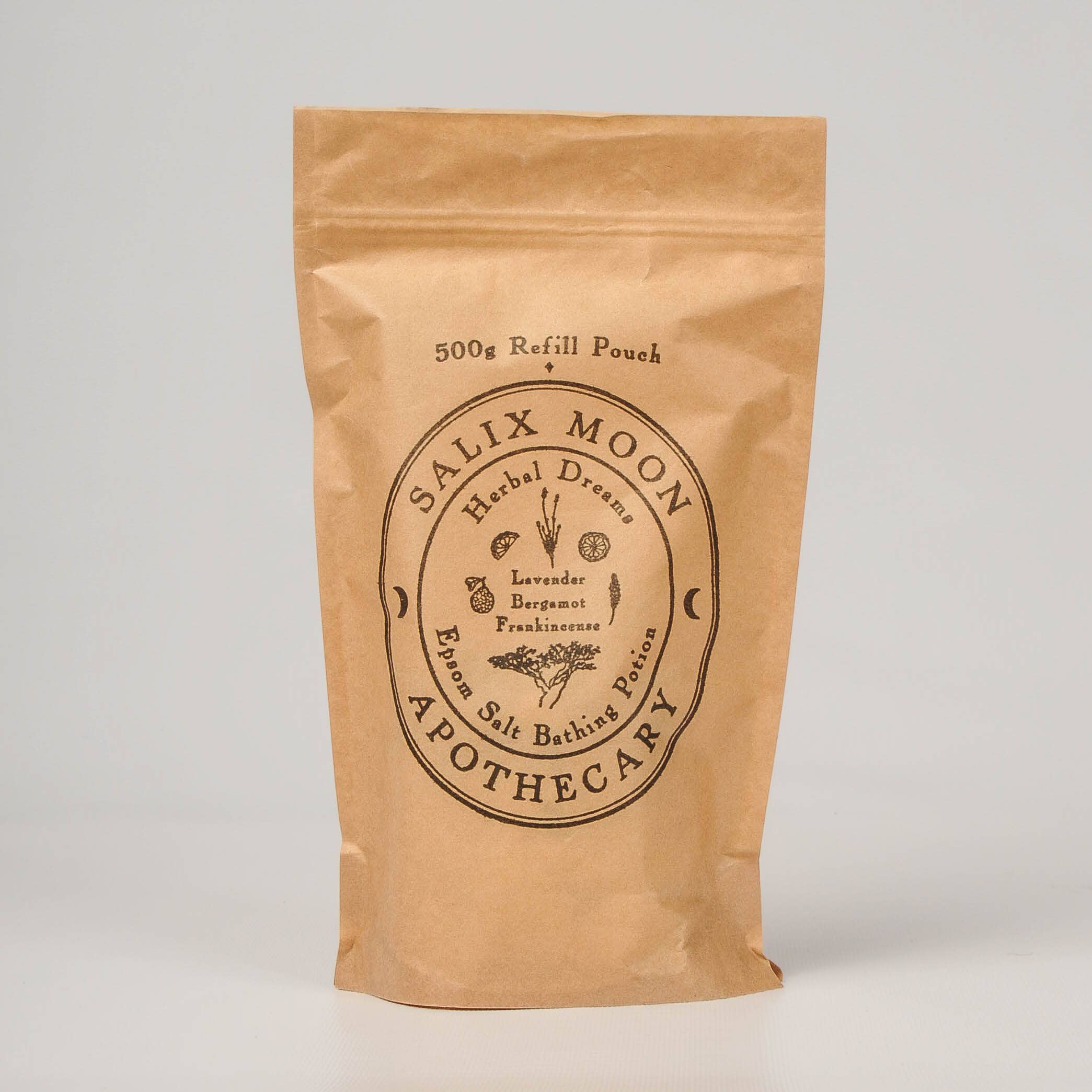 Lavender Epsom Bath Salts with Frankincense & Bergamot: 500g Jar