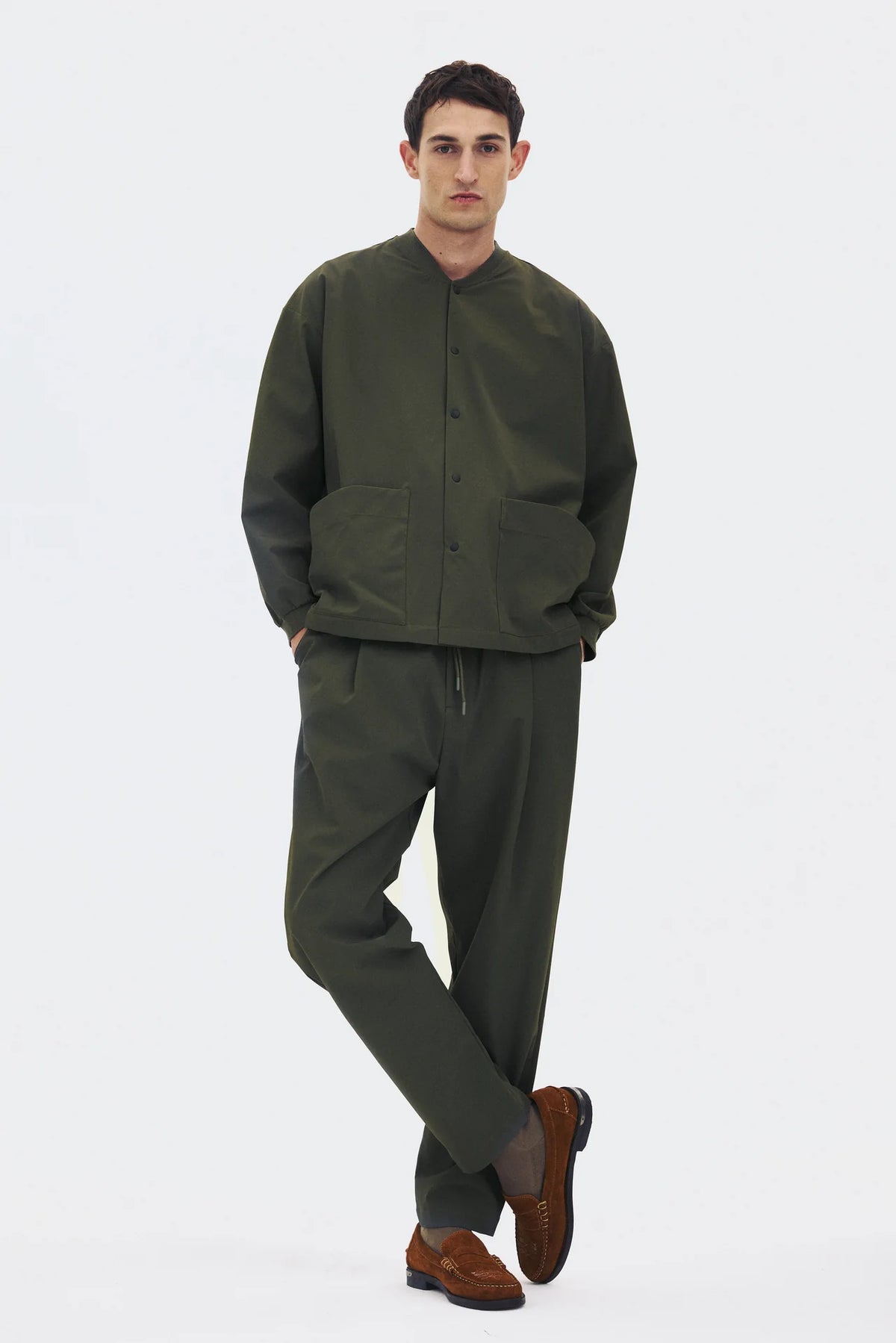 Khaki Bomber Jacket