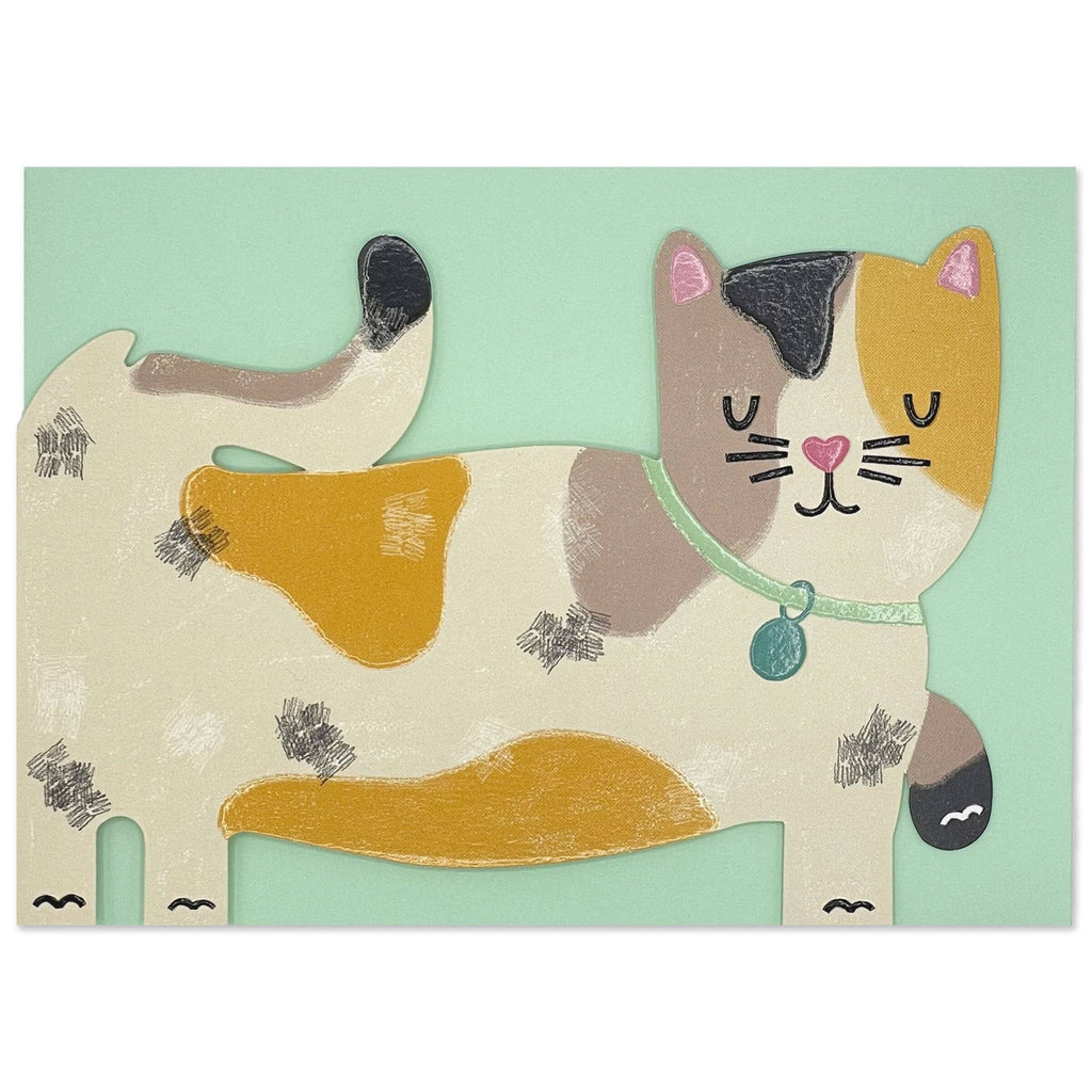 Tabby Cat Greeting Card