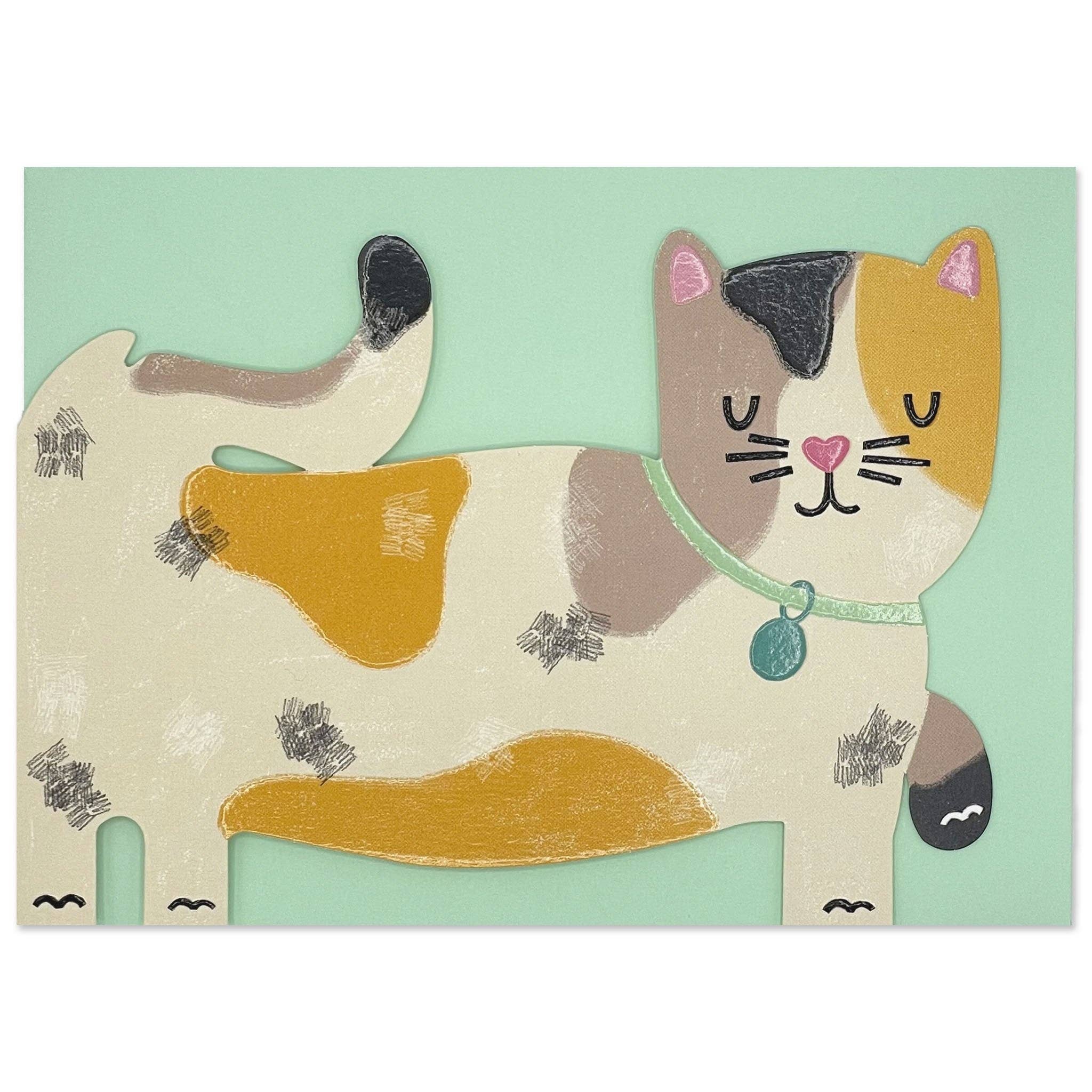 Tabby Cat Greeting Card