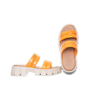 Orange Serena Slip-in Sandals