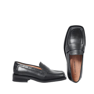 Black Elma Loafers