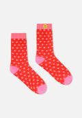 Red Polkadot Socks