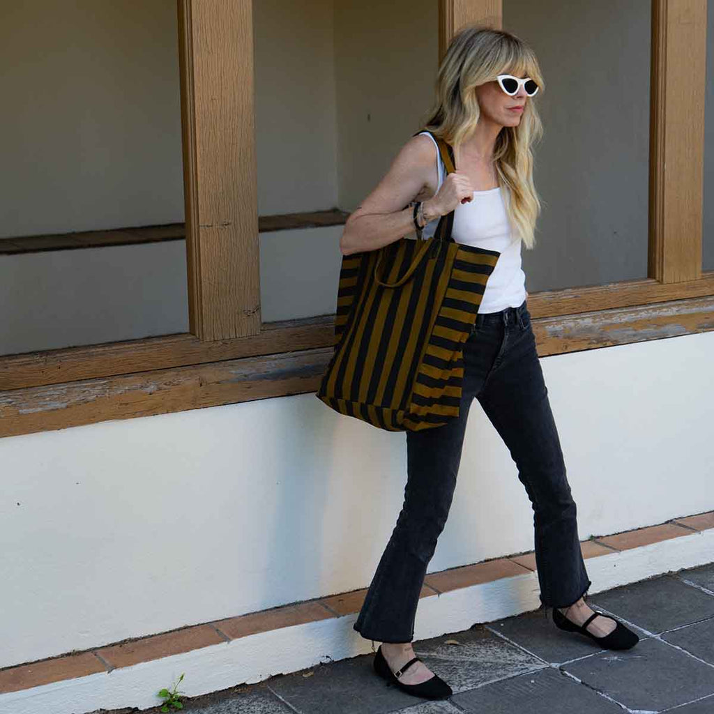 Elizabeth Stripes Tote Bag