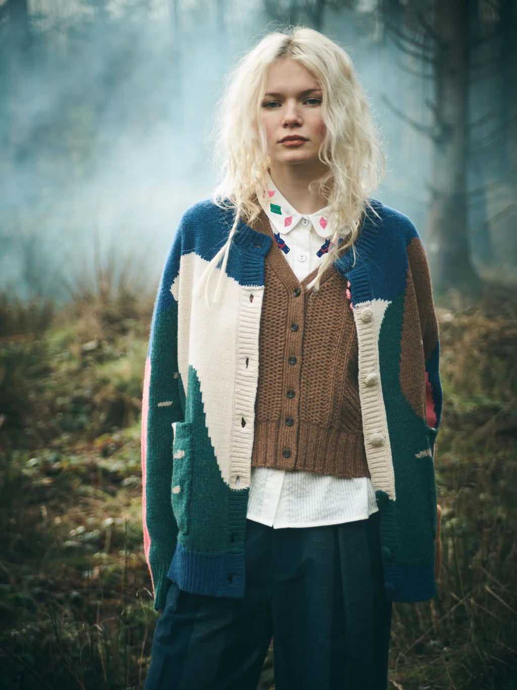Merino Mushroom Cardigan