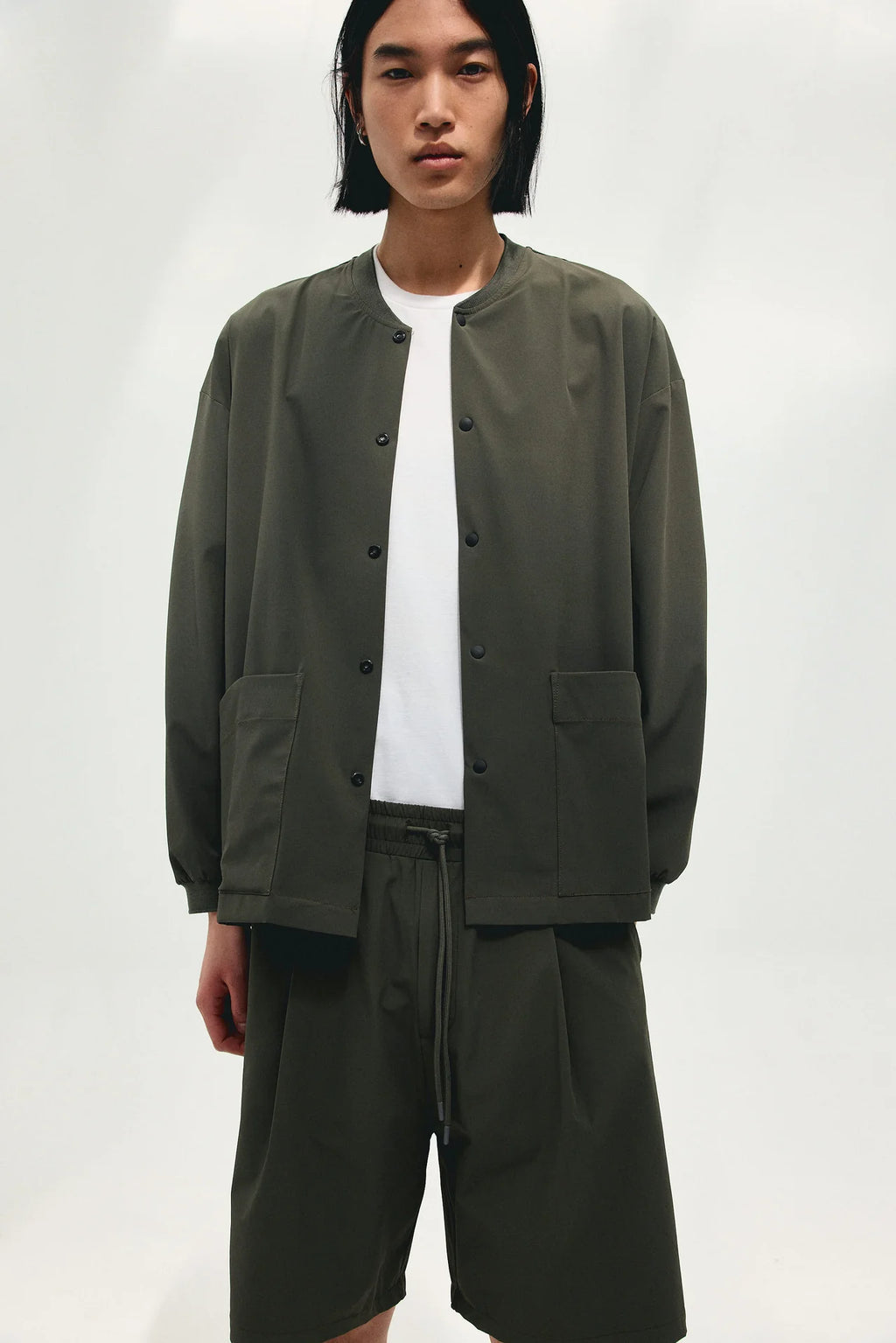Khaki Bomber Jacket