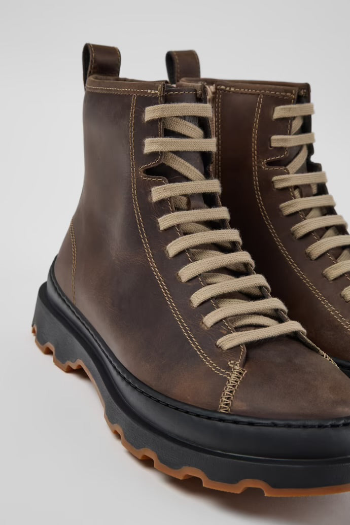 Brutus Beige Ankle Boots