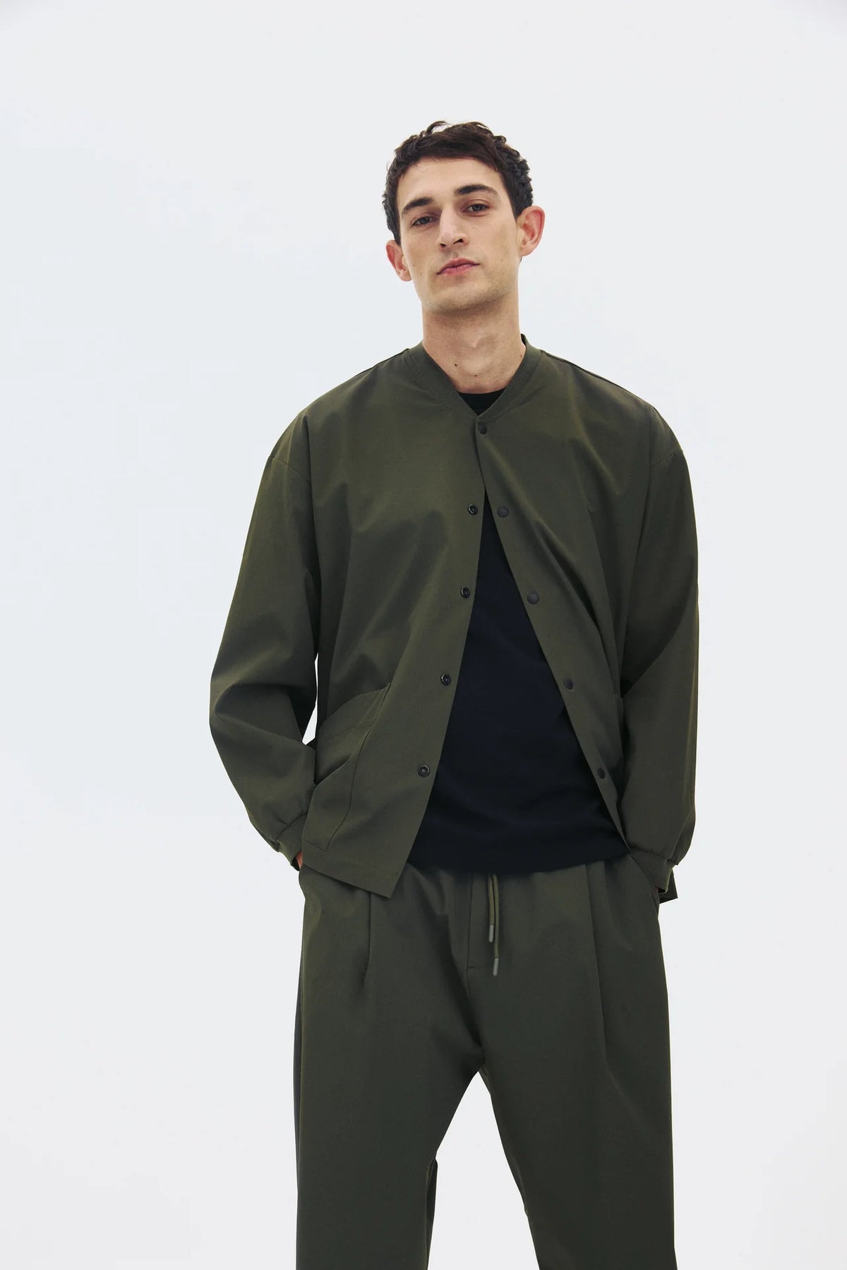 Khaki Bomber Jacket