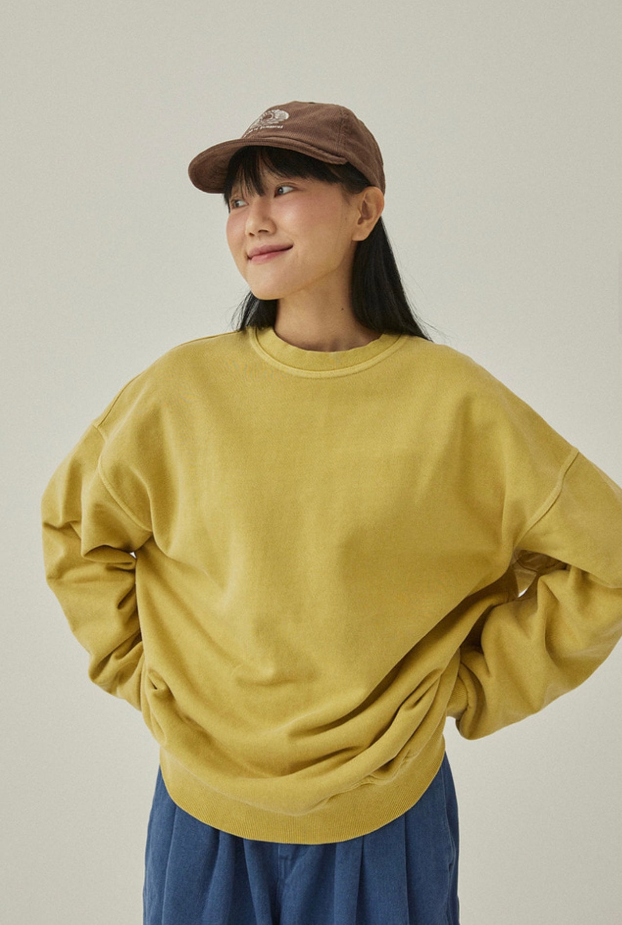 Pigment Sweatshirt Mustard