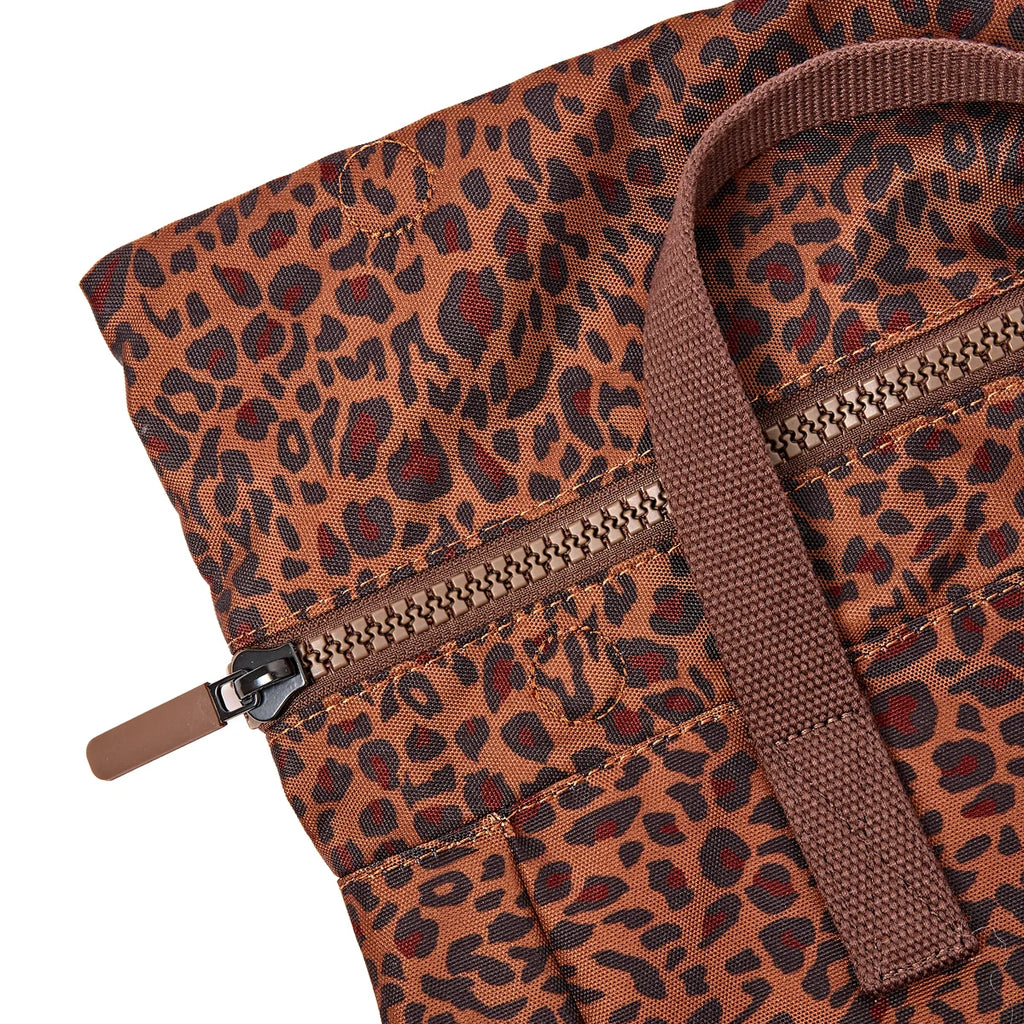 Medium Canfield Roll Top Backpack in Mini Leopard