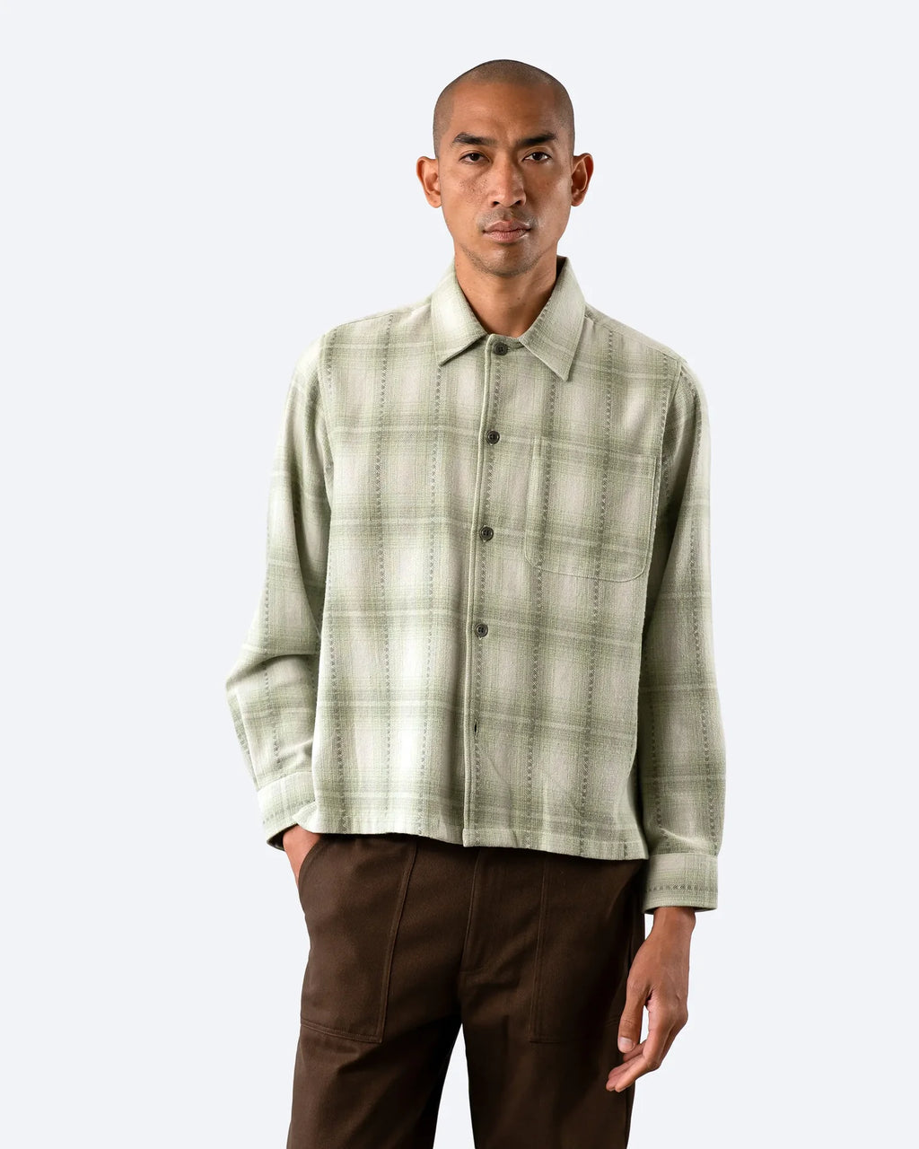 Green Kali Check Busey Shirt