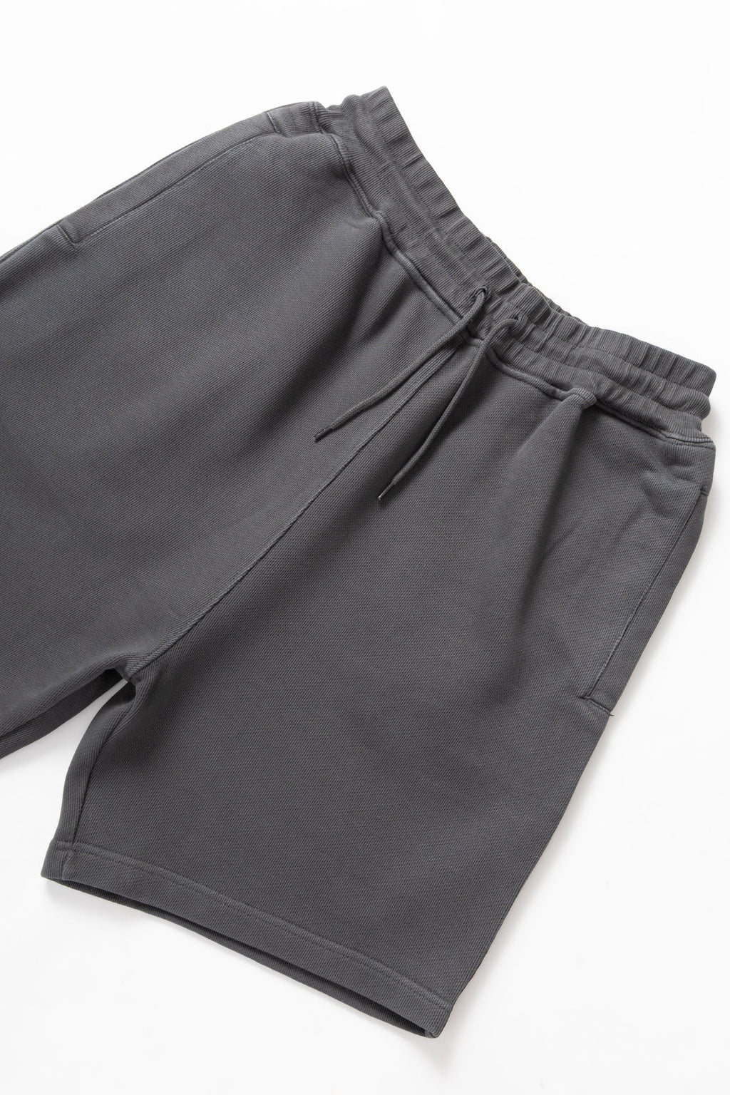 Washed Black Loopback Sweat Shorts