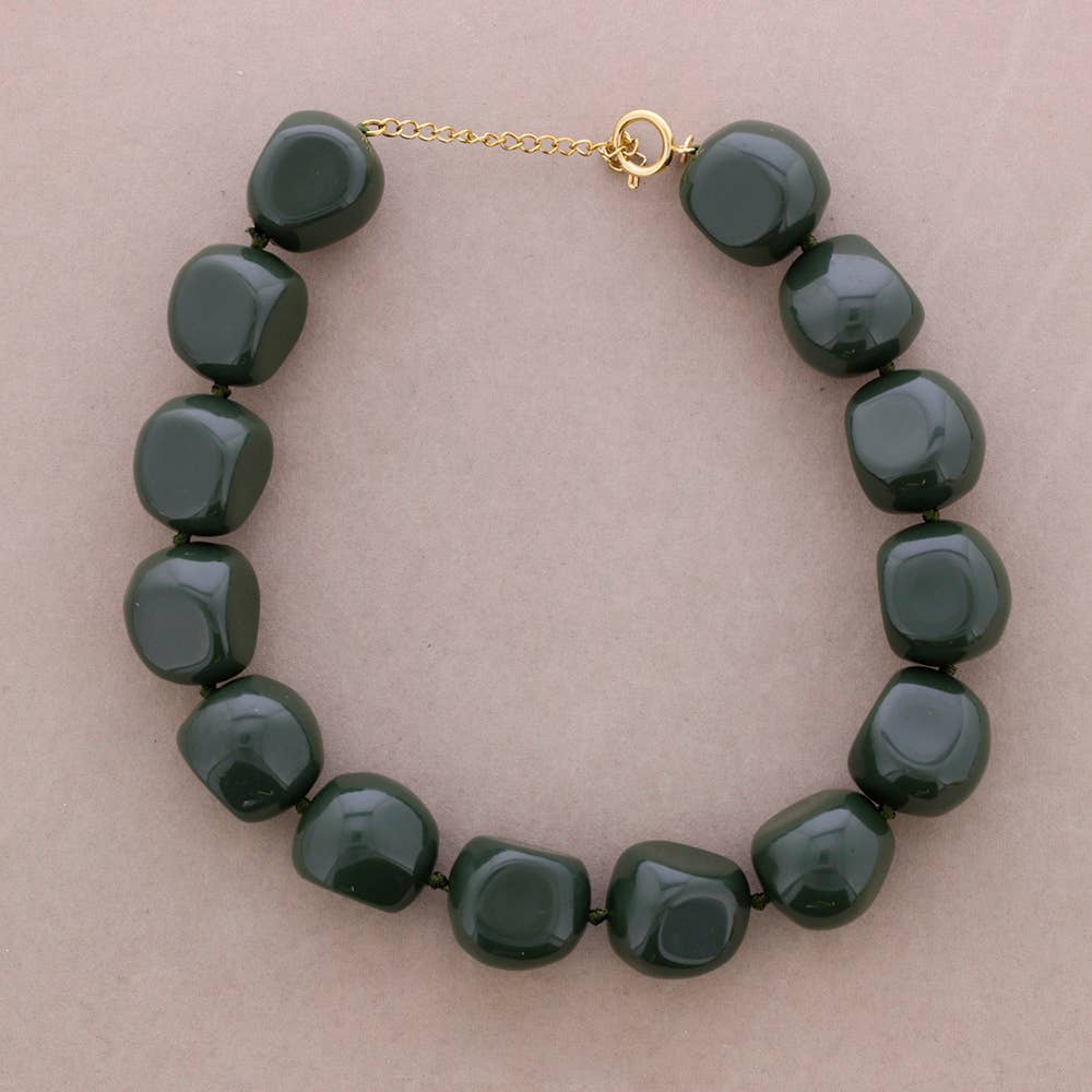 Beaded Necklace Verde