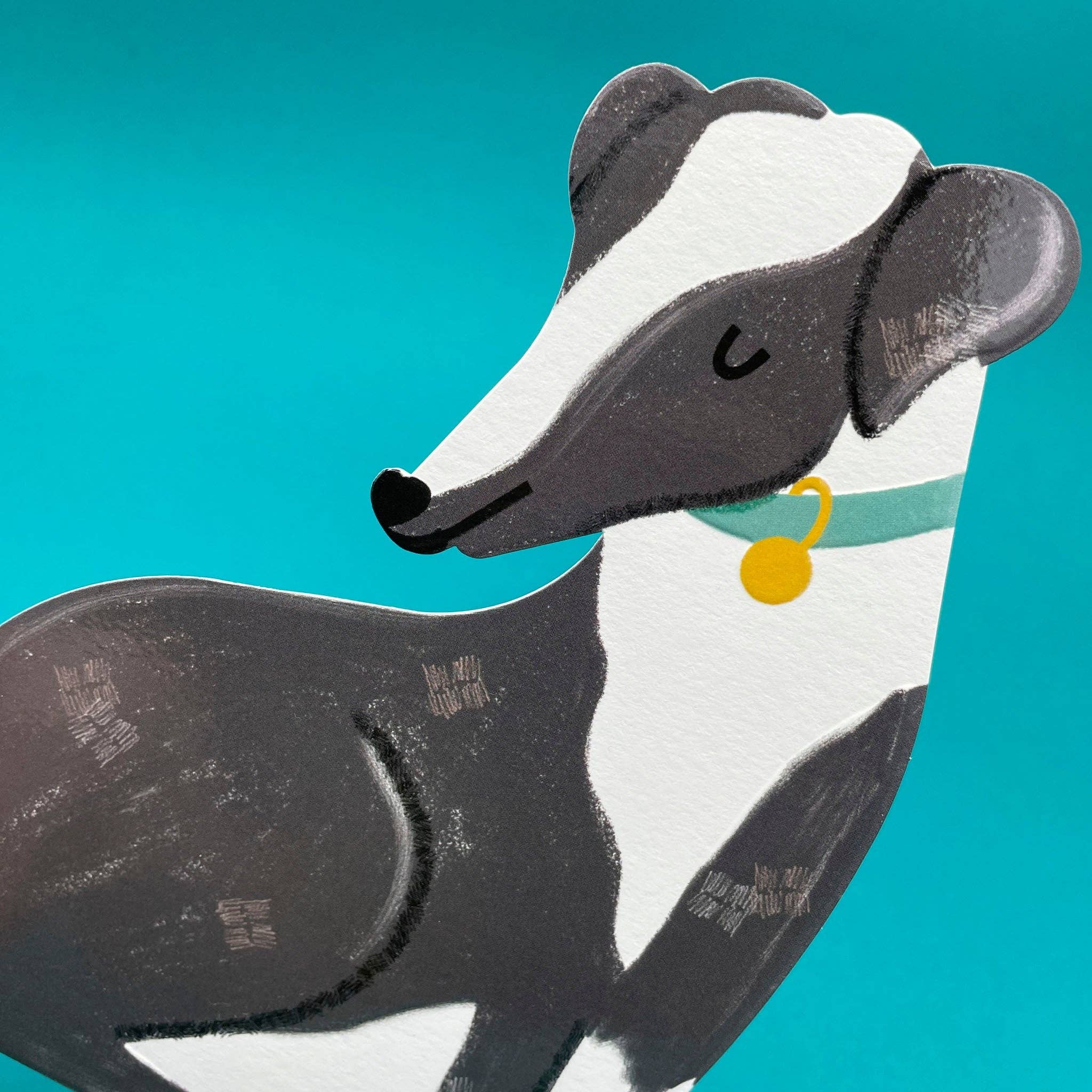 Whippet Greeting Card