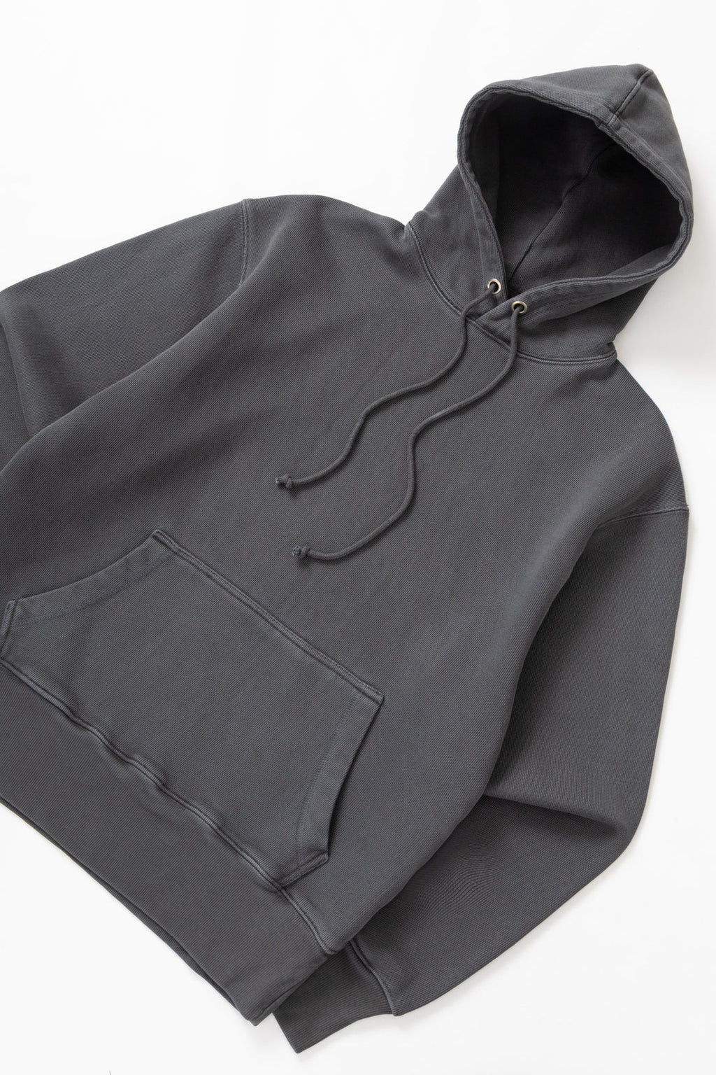 Washed Black Loopback Hoodie