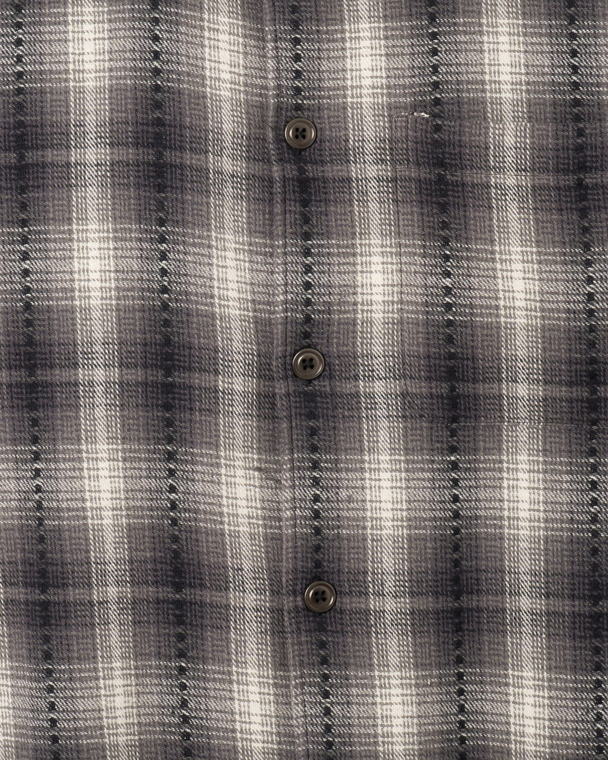 Dark Grey Kali Check Busey Shirt