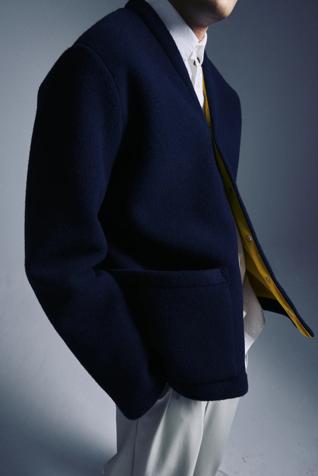 Navy Winter Cardigan