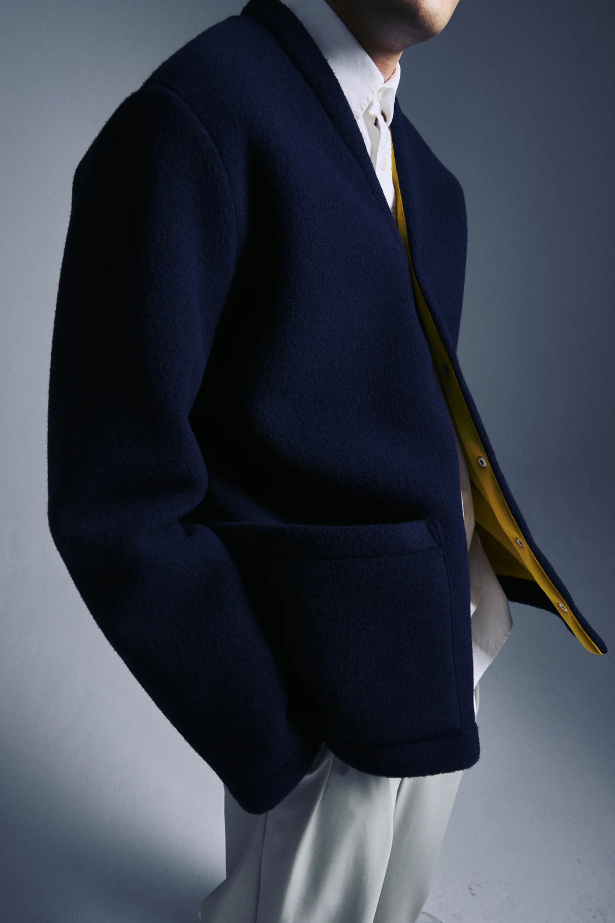 Navy Winter Cardigan