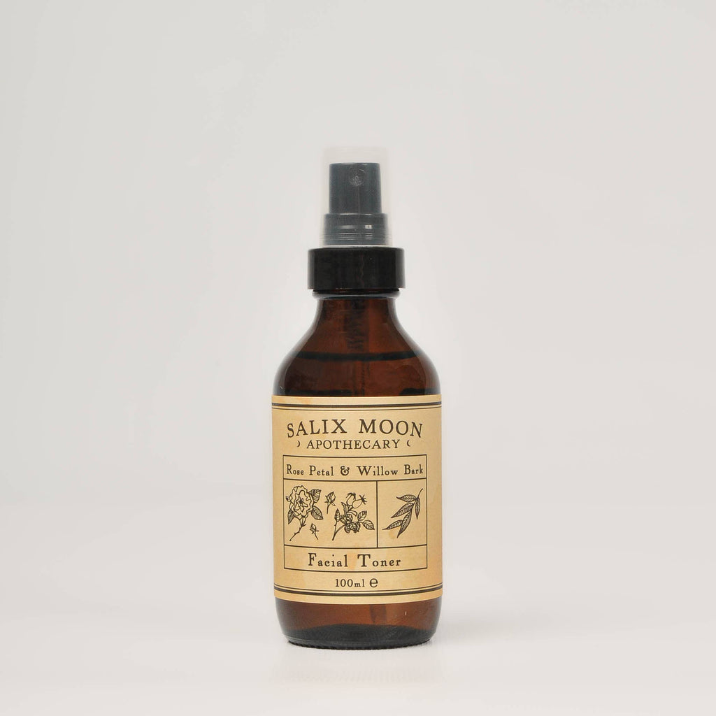 Rose Water and Willow Bark Facial Toner | Restorative: Spray atomiser