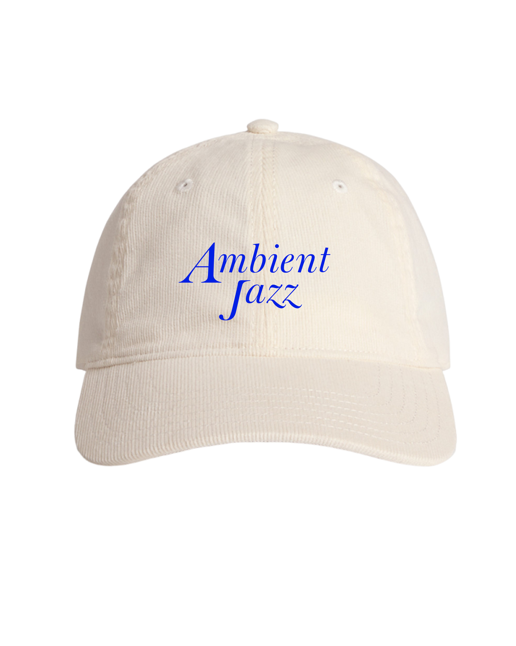 Ambient Jazz Embroidered Cord Cap