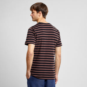 Brown Stockholm Stripe T-Shirt