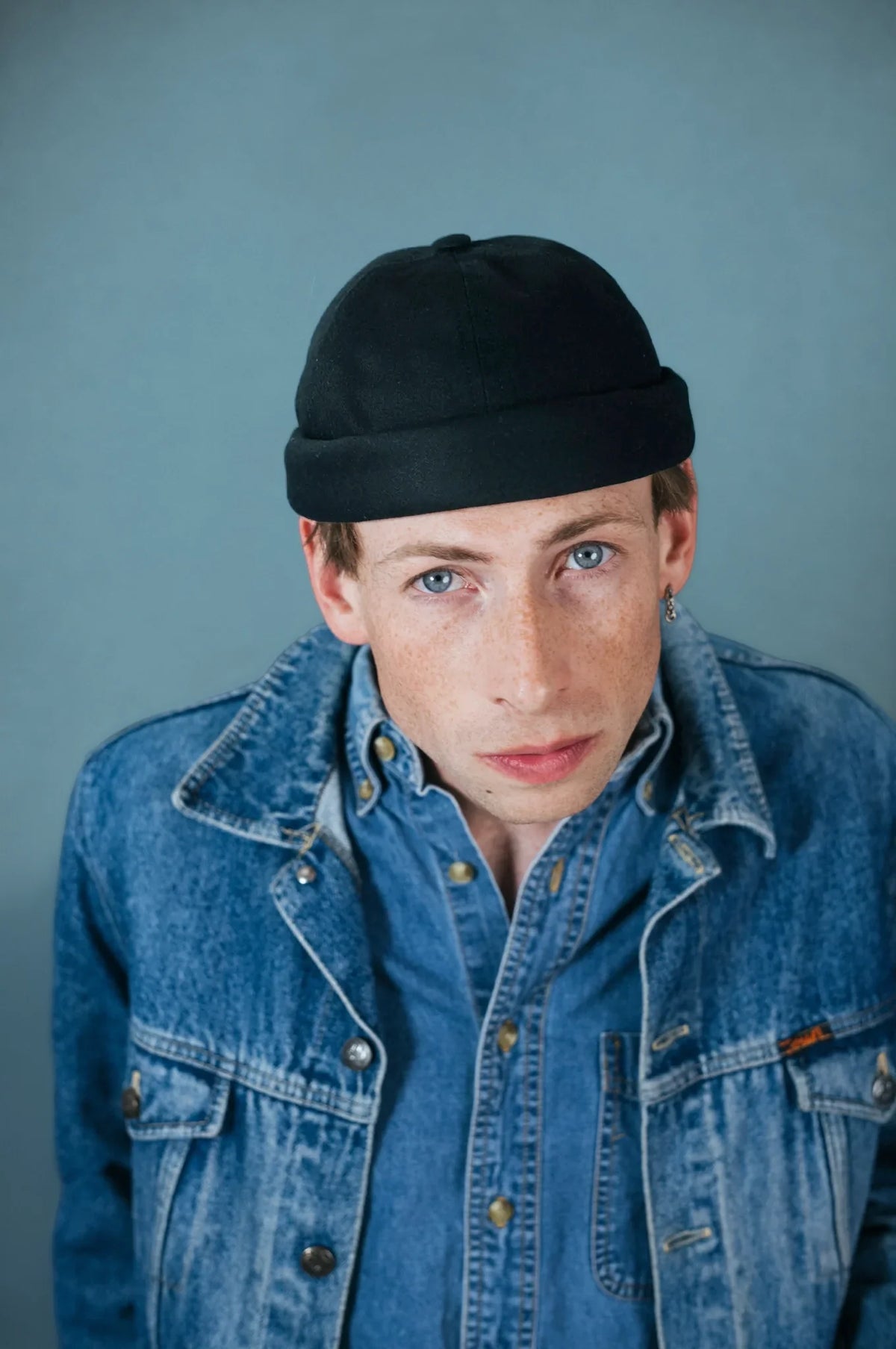 Black Miki Cotton Hat