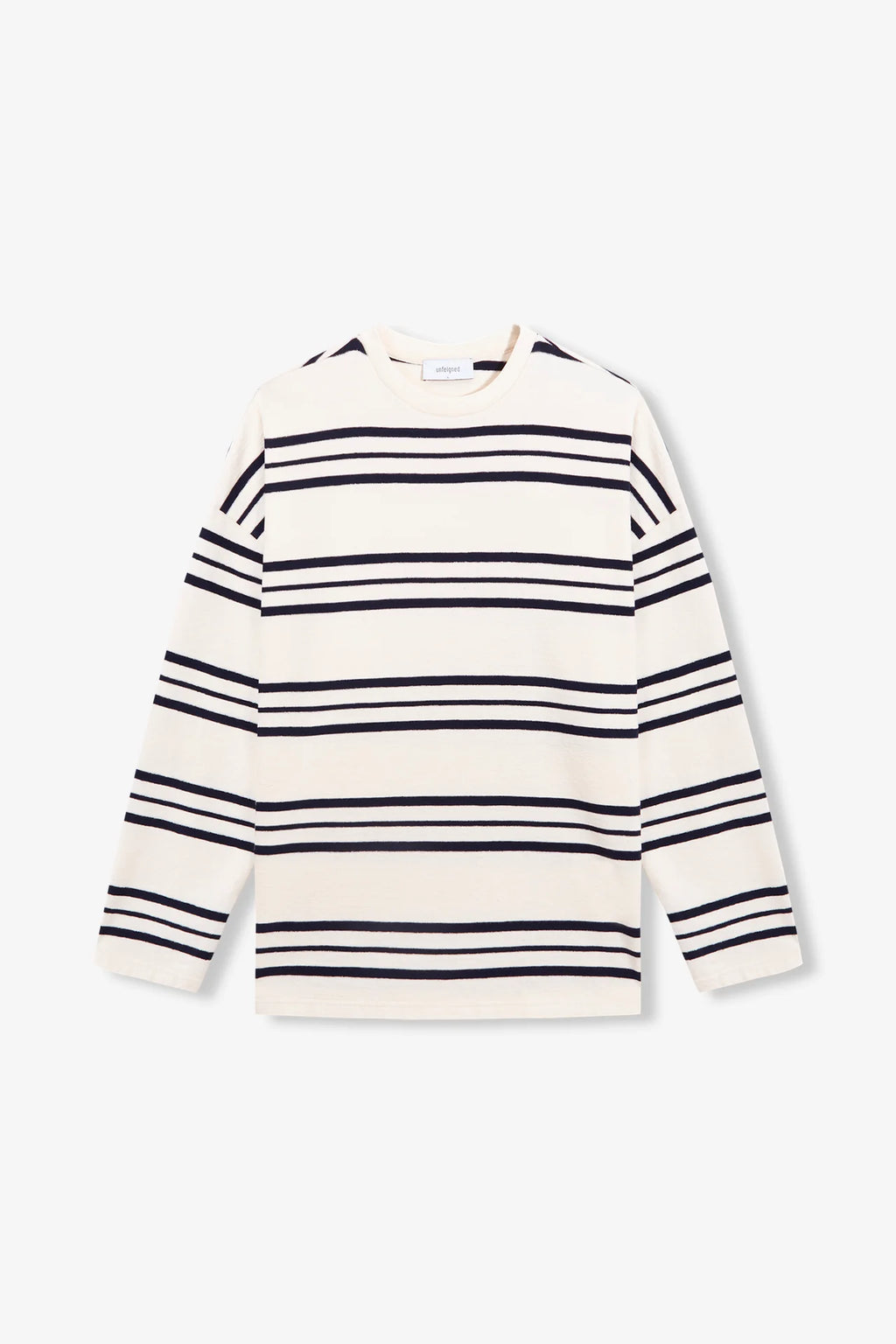 Dark Navy Stripe Terry T-shirt