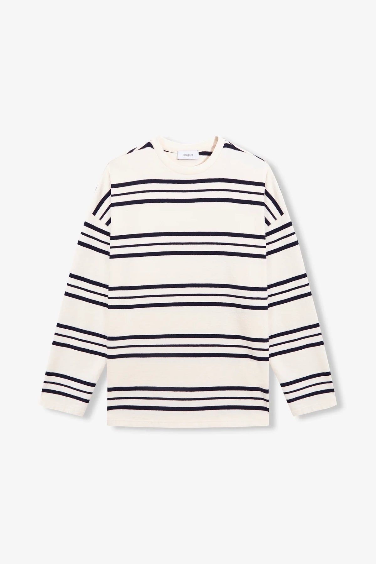 Dark Navy Stripe Terry T-shirt