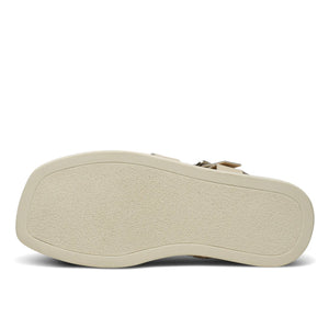 Krista Off White Fisherman Leather Sandal