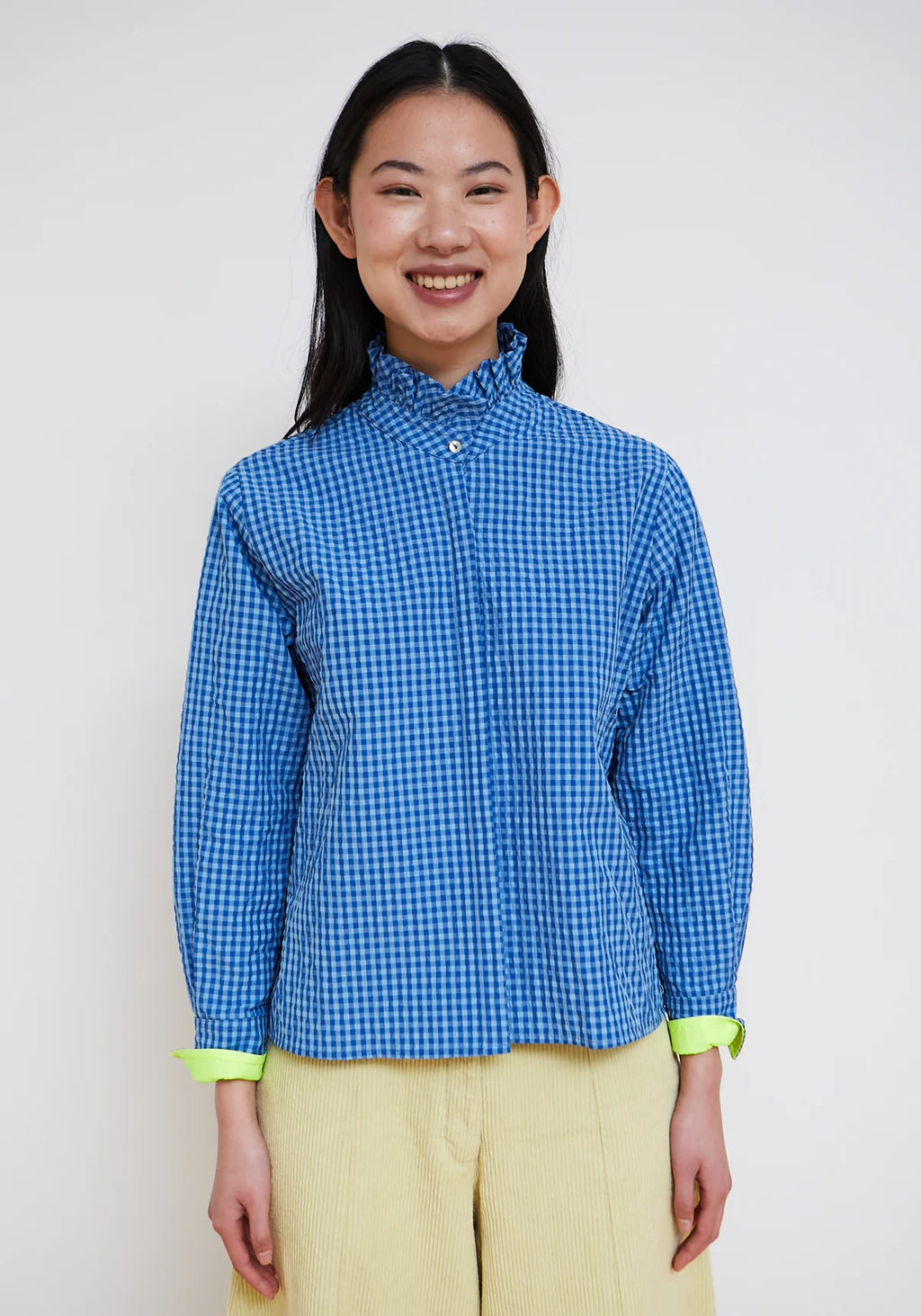 Blue Vichy Technical Shirt