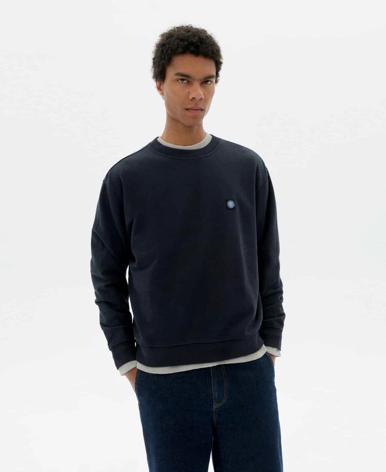 Navy Sun Sweatshirt