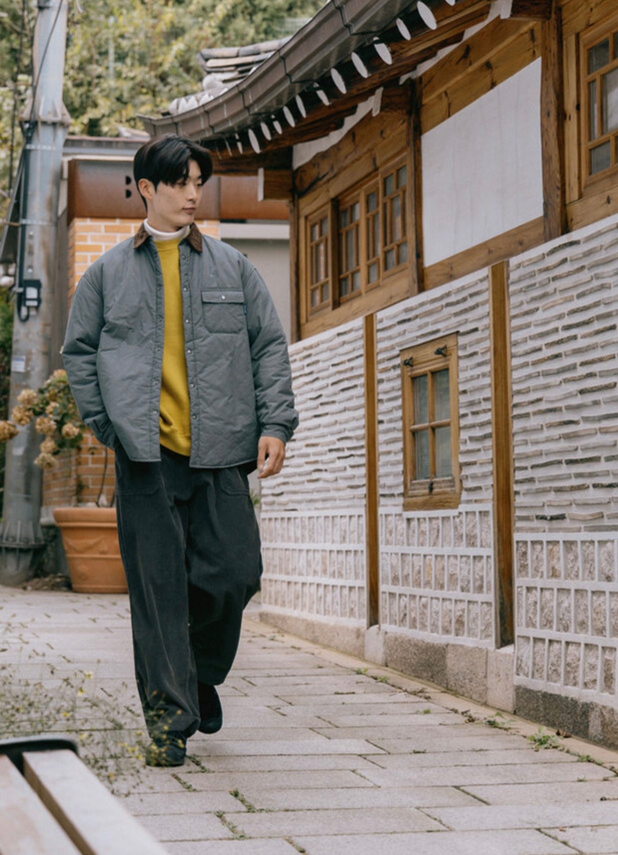 Charcoal Corduroy Pants - Last Chance (Onesize fits most)