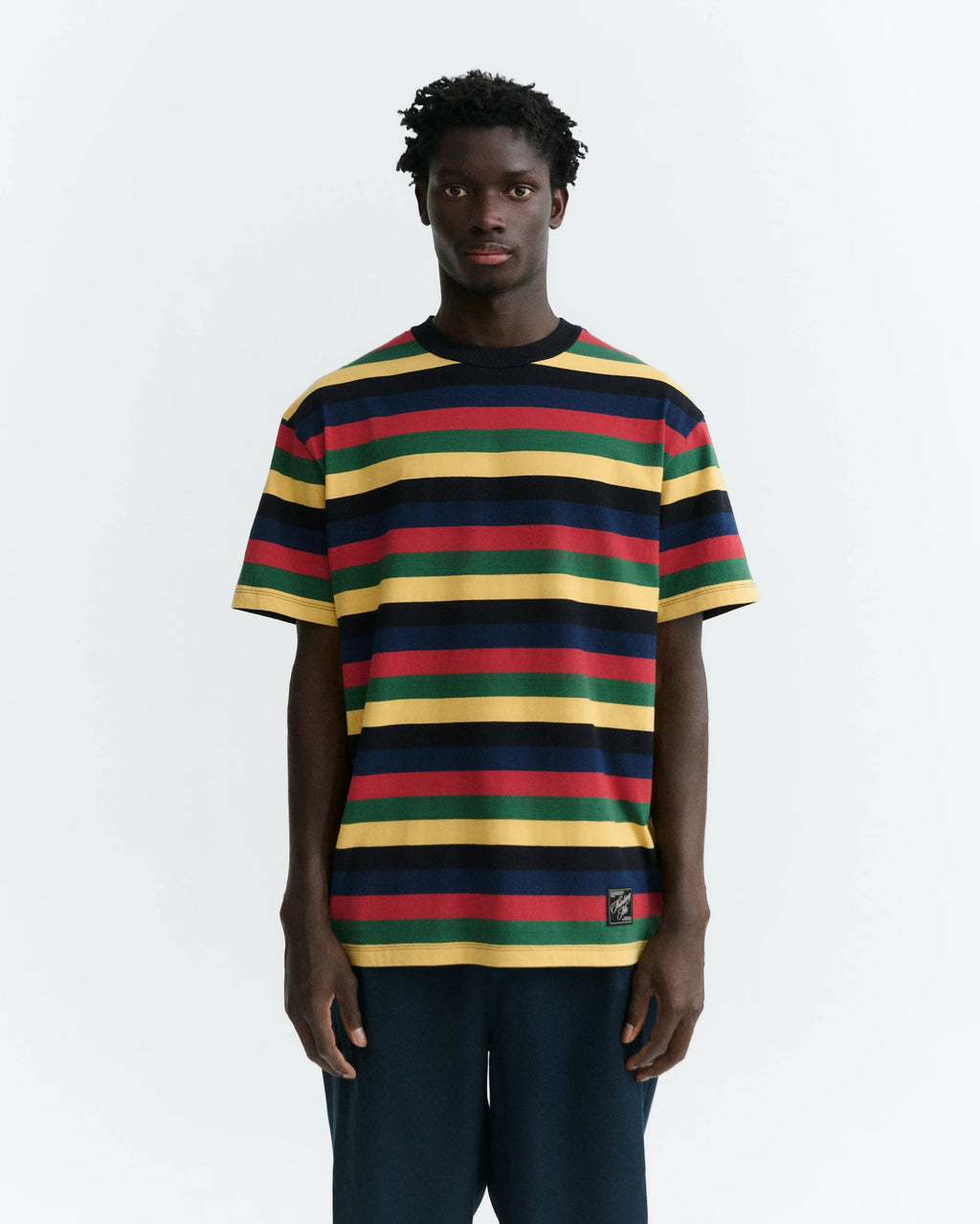 Multicolour Stripe Aaron T Shirt