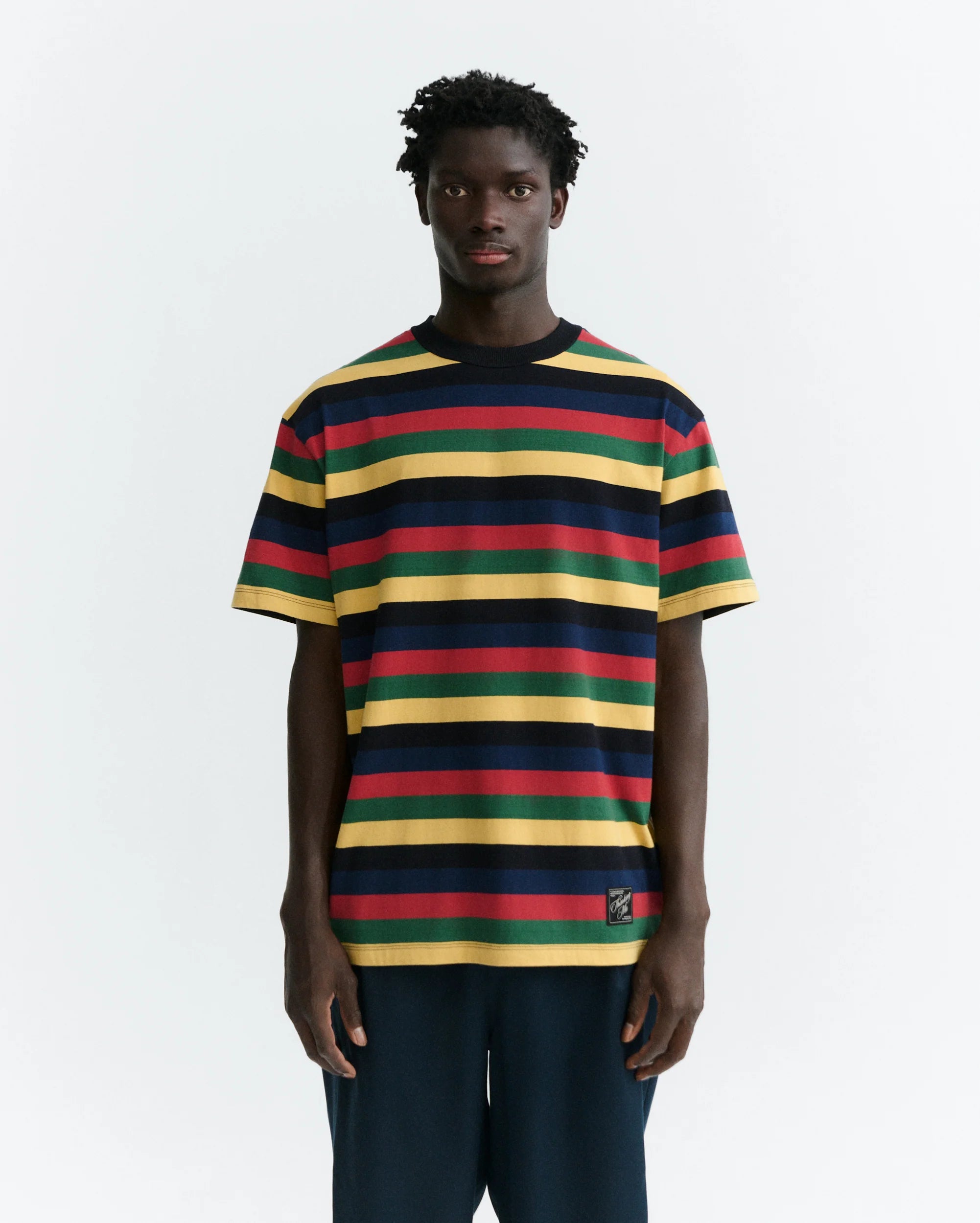 Multicolour Stripe Aaron T Shirt