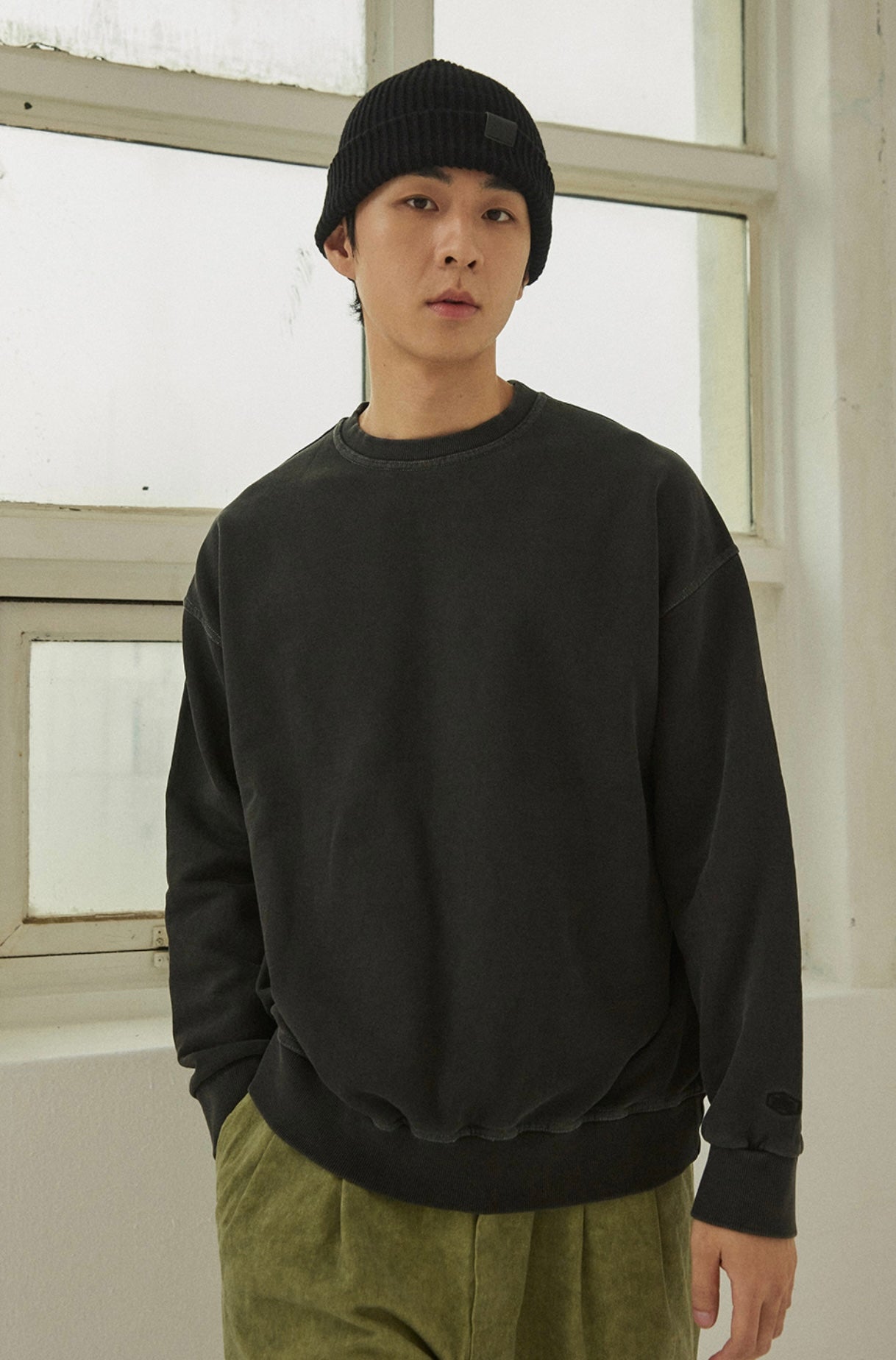 Dark Grey Pigment Sweatshirt
