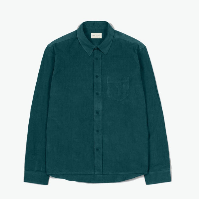 Teal Corduroy Shirt- Last Chance (size Large)