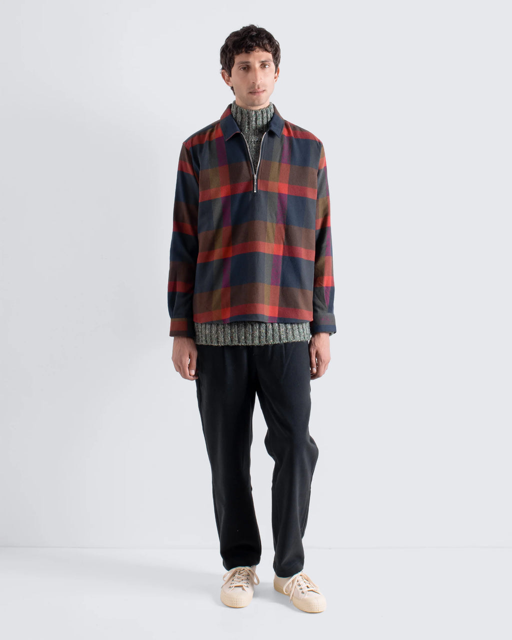 Red Multi Check Day Shirt