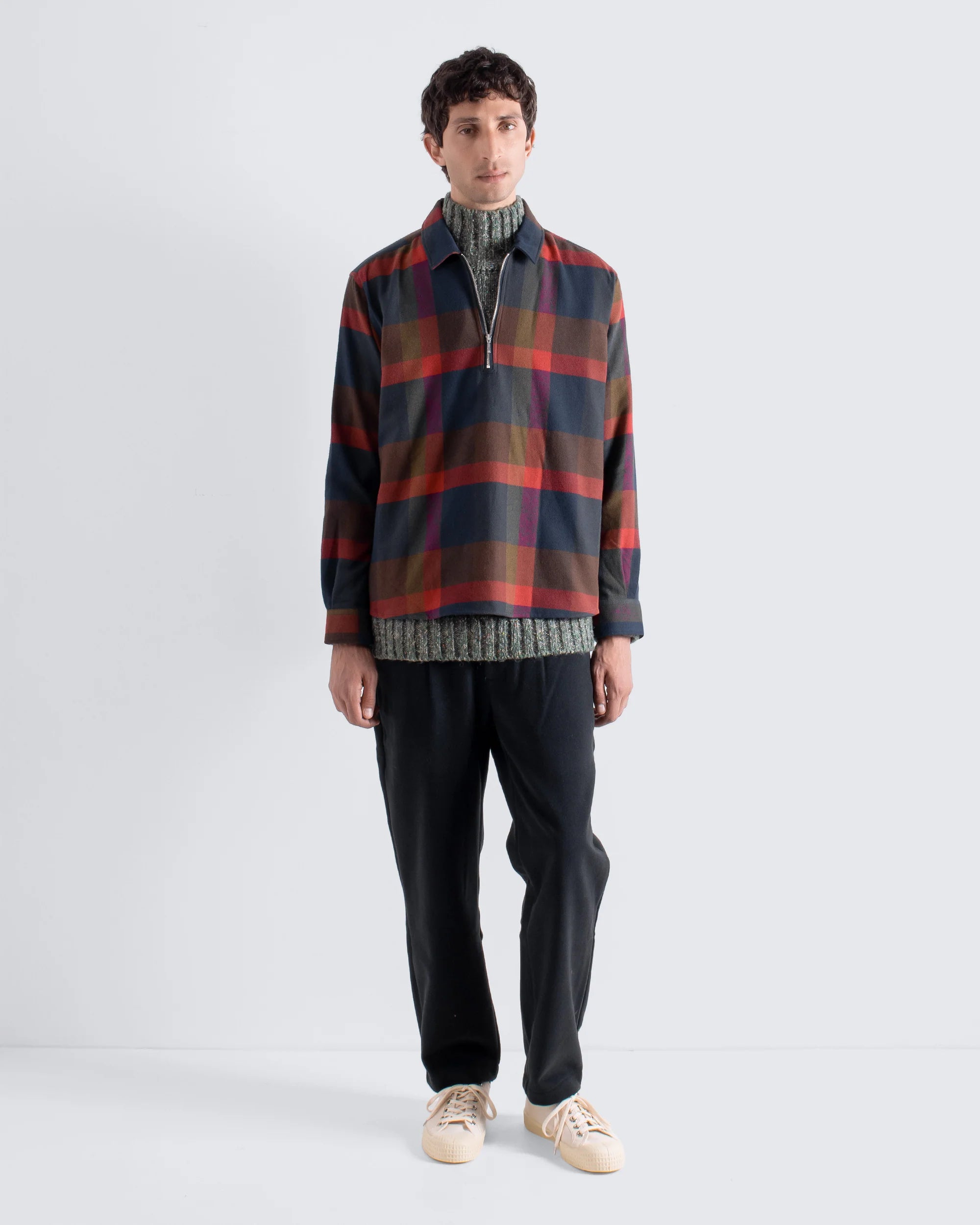 Red Multi Check Day Shirt