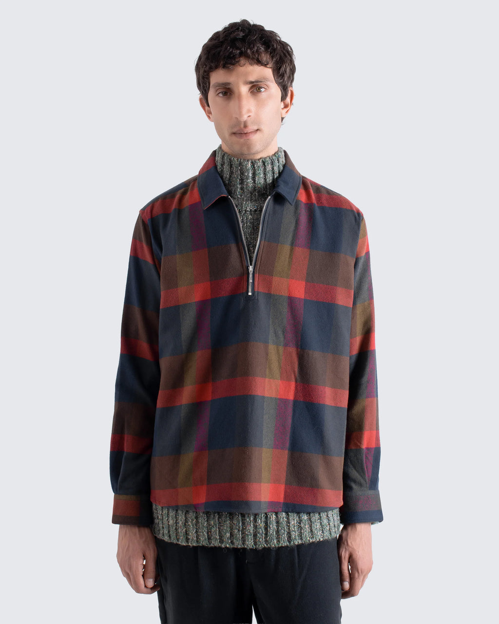 Red Multi Check Day Shirt