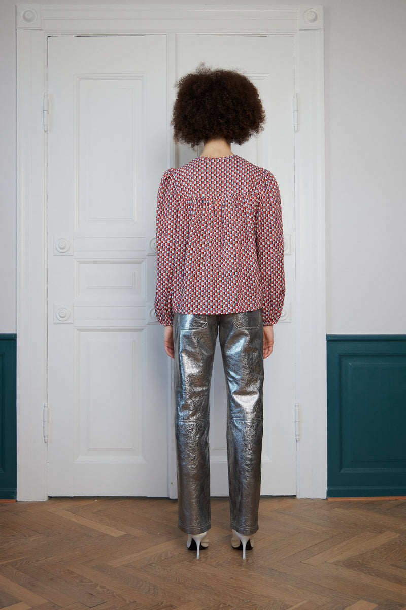 All Over Printed Blouse