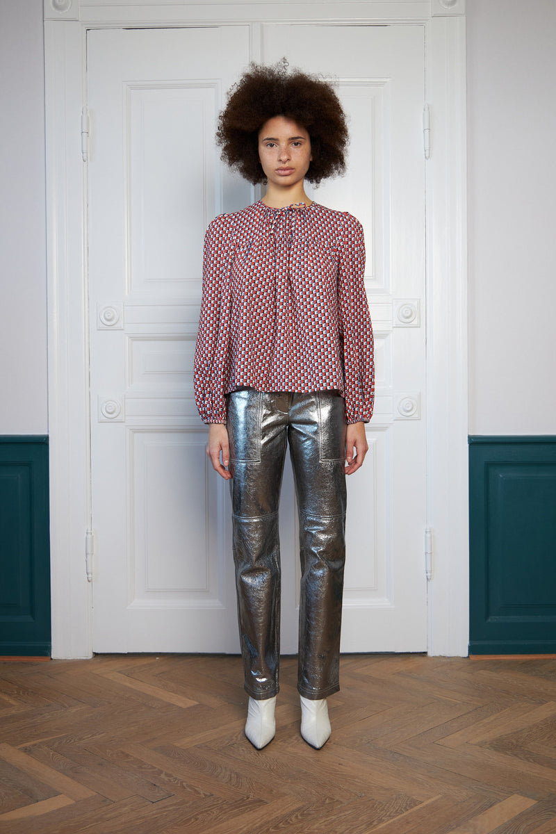 All Over Printed Blouse