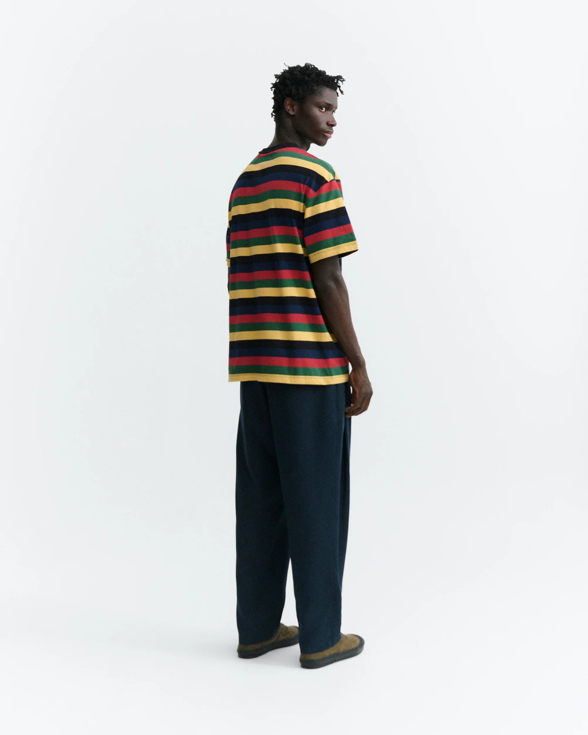 Multicolour Stripe Aaron T Shirt