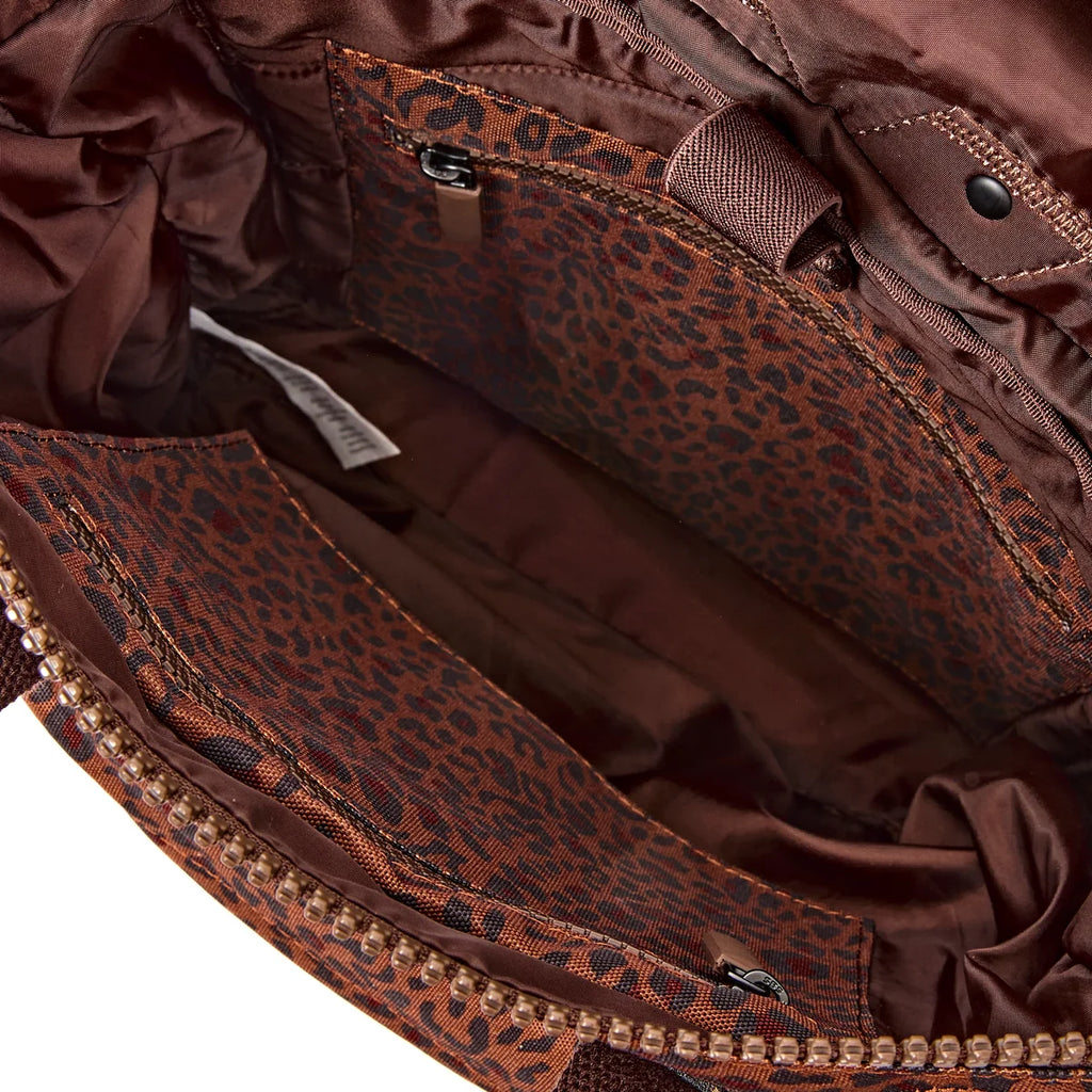 Medium Canfield Roll Top Backpack in Mini Leopard
