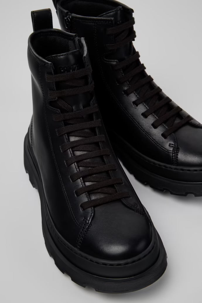 Brutus Black Ankle Boots