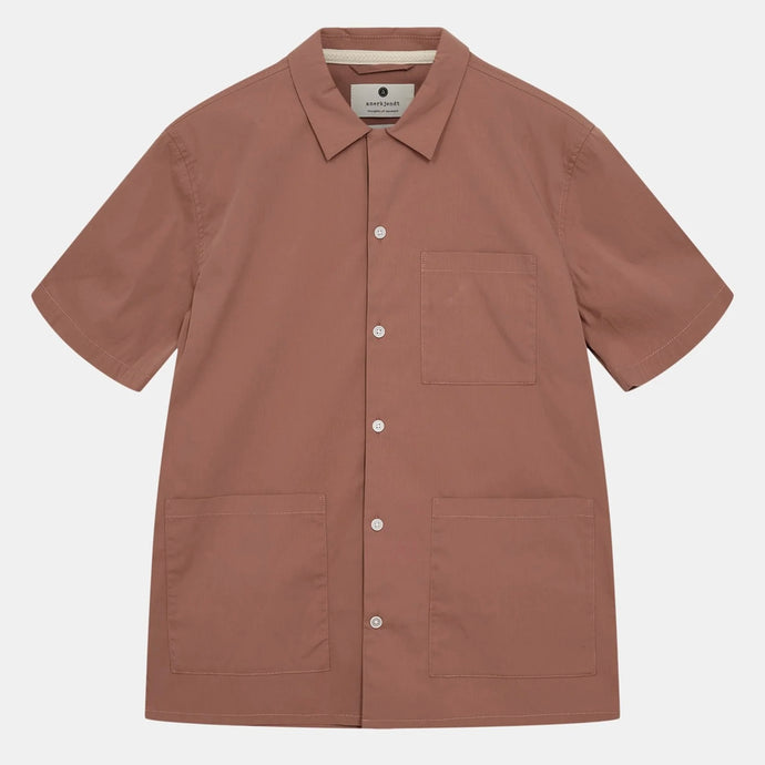 Short Sleeve Pocket Shirt Cognac