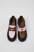 Twin Multicolour Leather Loafers
