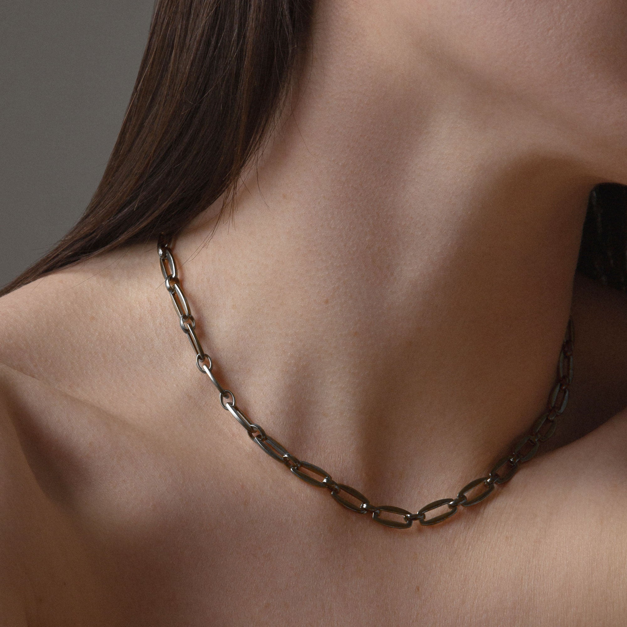 Silver Link Chain Necklace