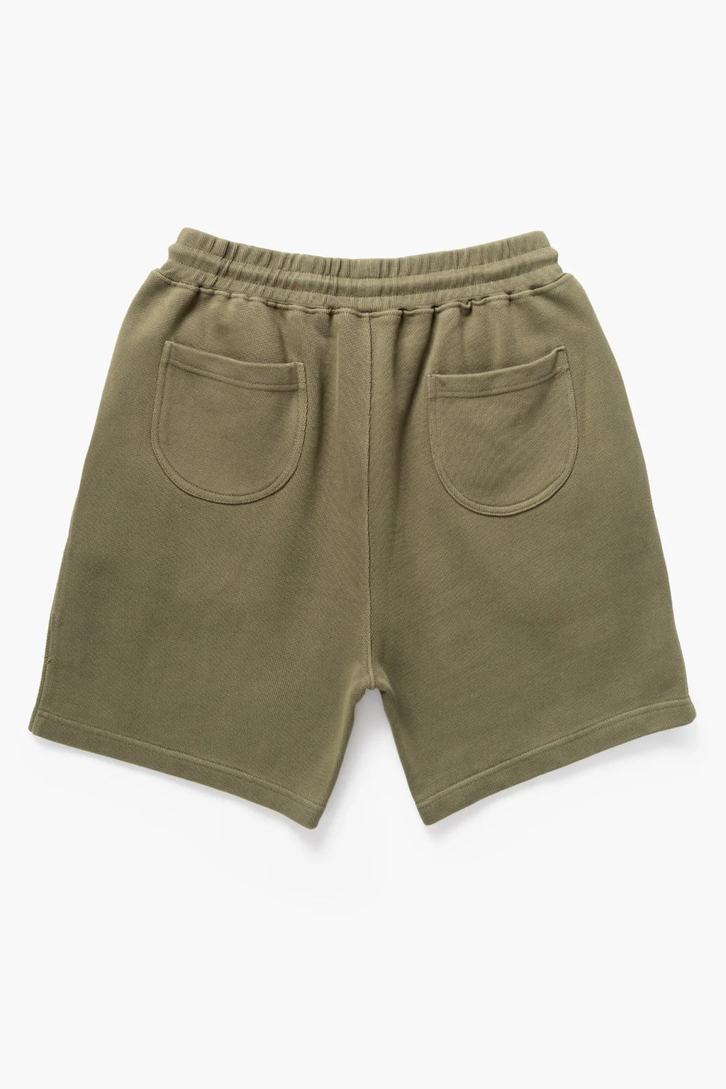Olive Loopback Sweat Shorts