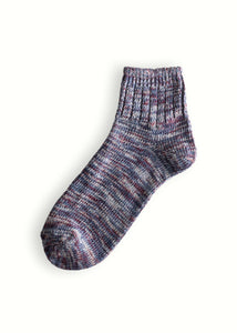 Blend Collection Purple/Blue Short Socks (36-39)
