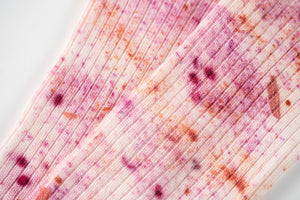 Pink Abstract Bundled Dyed Bamboo Socks